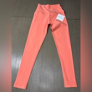 Beyond Yoga Peach Kids Leggings